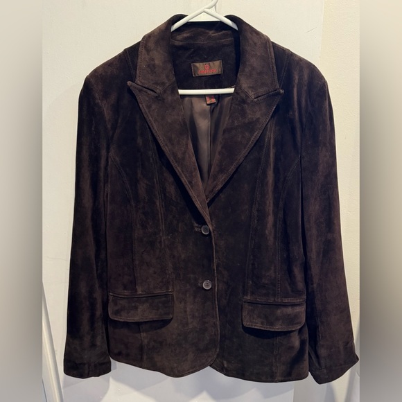 Danier Jackets & Blazers - Vintage Danier 💯 suede blazer jacket 70s western heavy retro street boho rare L